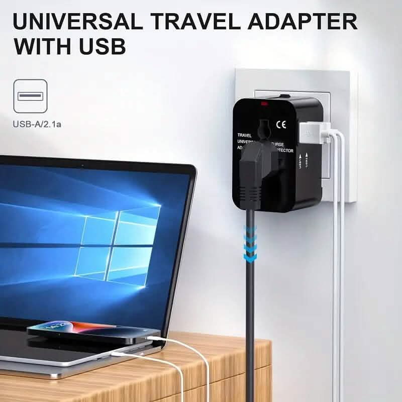 All-in-One Universal Travel Charger with Dual USB Charging Ports 8