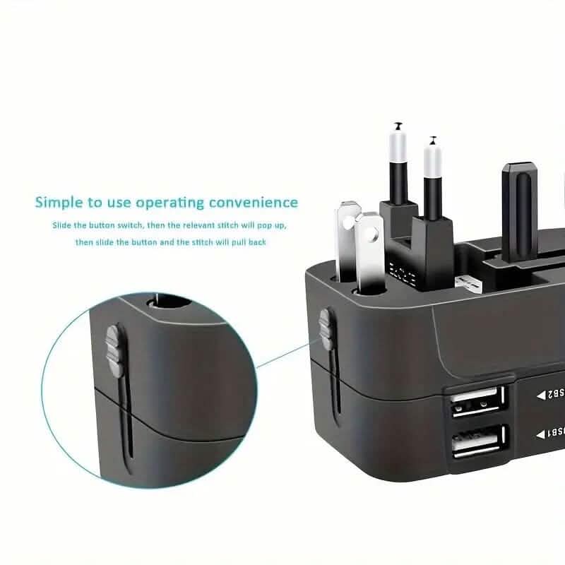 All-in-One Universal Travel Charger with Dual USB Charging Ports 6