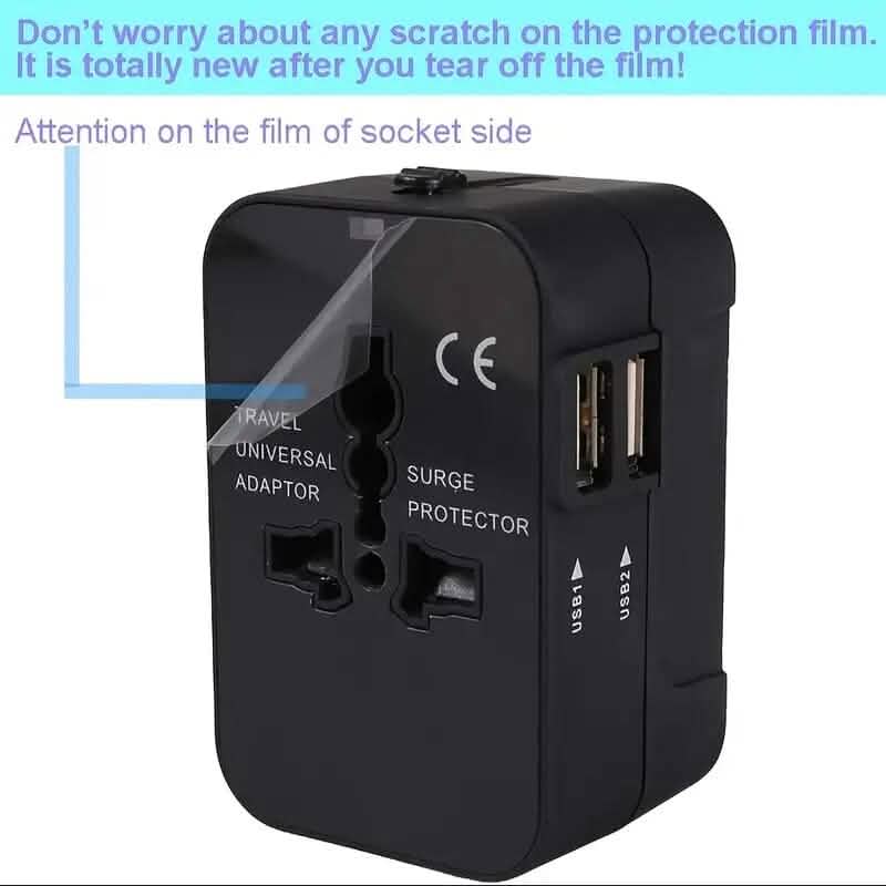 All-in-One Universal Travel Charger with Dual USB Charging Ports 5