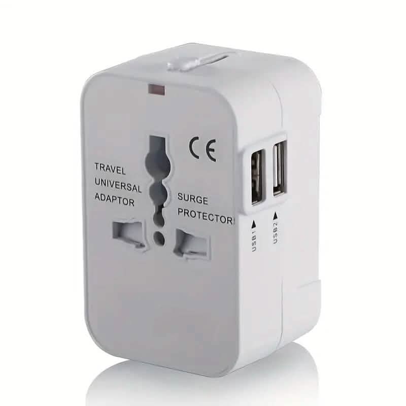 All-in-One Universal Travel Charger with Dual USB Charging Ports 2