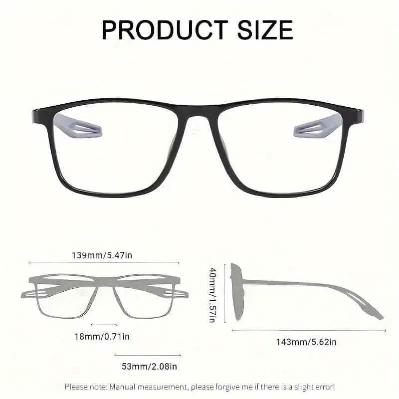Auto Zoom TR90 Frame Sports Reading Glasses 5