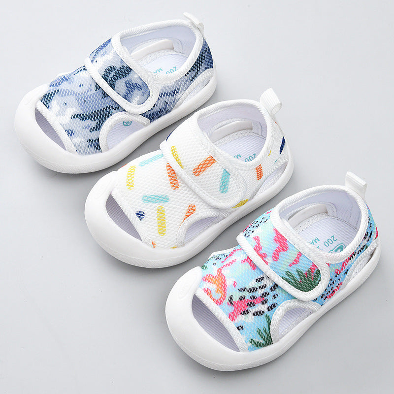 Baby's Summer Soft Bottom Non-slip Mesh Shoes 1
