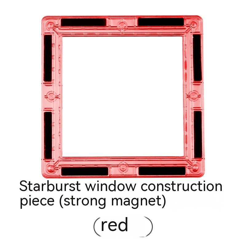 Color Window Asterism Magnetic Building Blocks Assembly 51