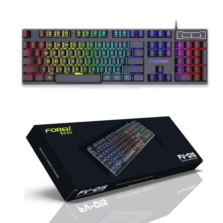 Wired Keyboard Luminous Desktop And Notebook Computer Accessories 5