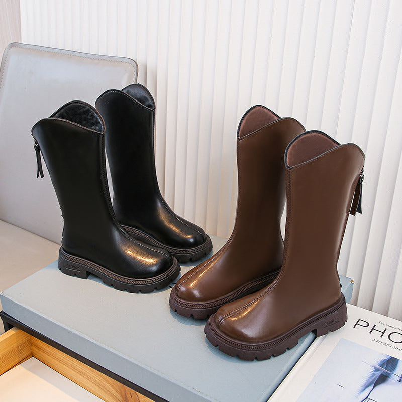 Girls' Shoes Winter Children's Boots Spring And Autumn Children's Shoes 2