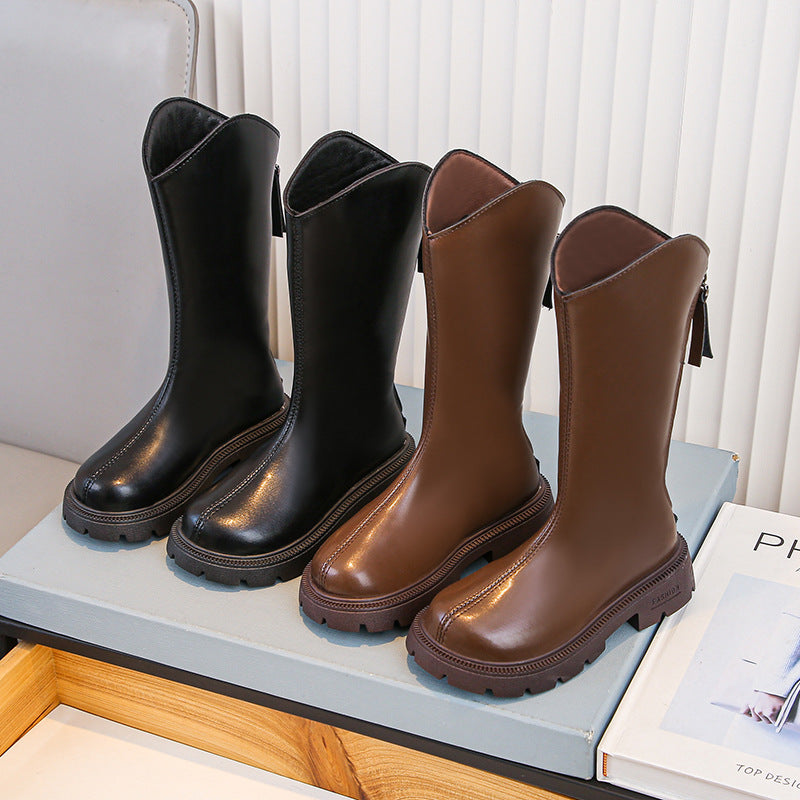 Girls' Shoes Winter Children's Boots Spring And Autumn Children's Shoes 1