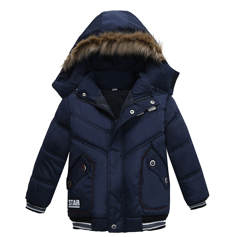 Small And Medium-Sized Boys Cotton-Padded Jackets 1