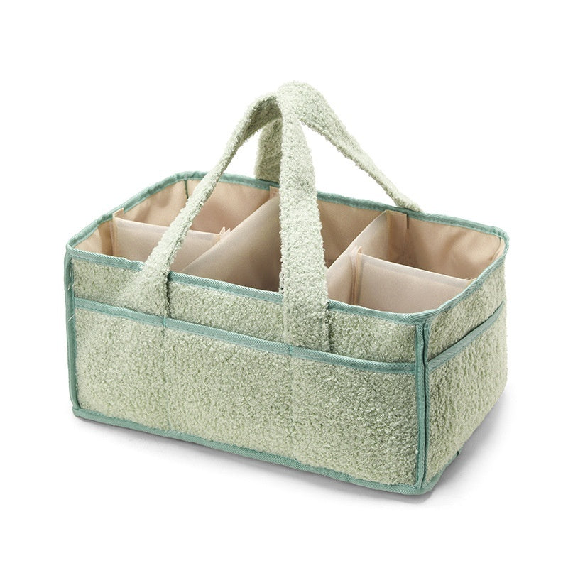 Plush Mommy Bag Baby Diaper Organizer Bottle Storage Bag 8