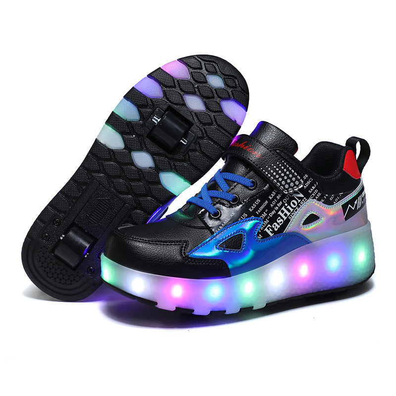 Two-wheeled Heelys Children's Sports Shoes Boys And Girls Skates 5