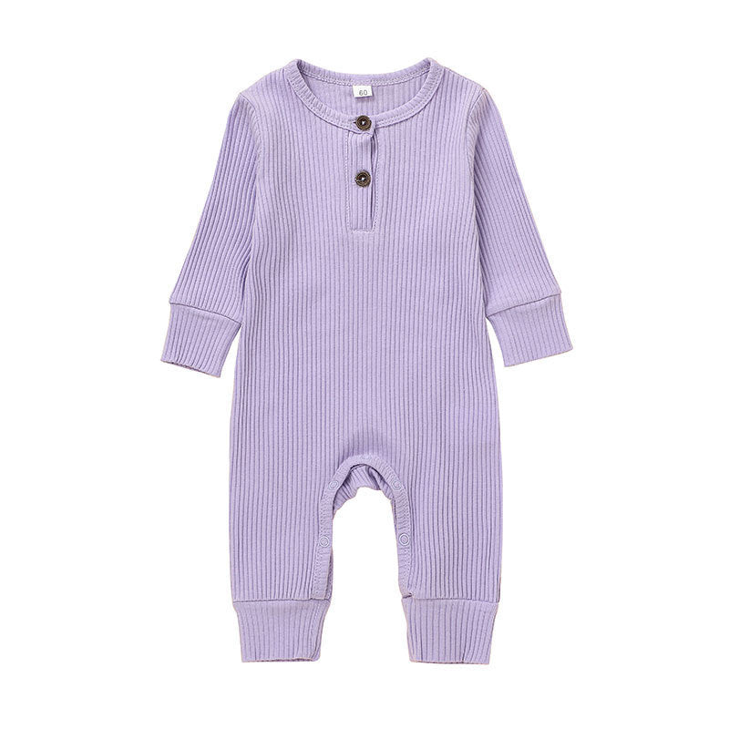 New Baby Jumpsuit Sunken Stripe Trousers Romper Western Style 18