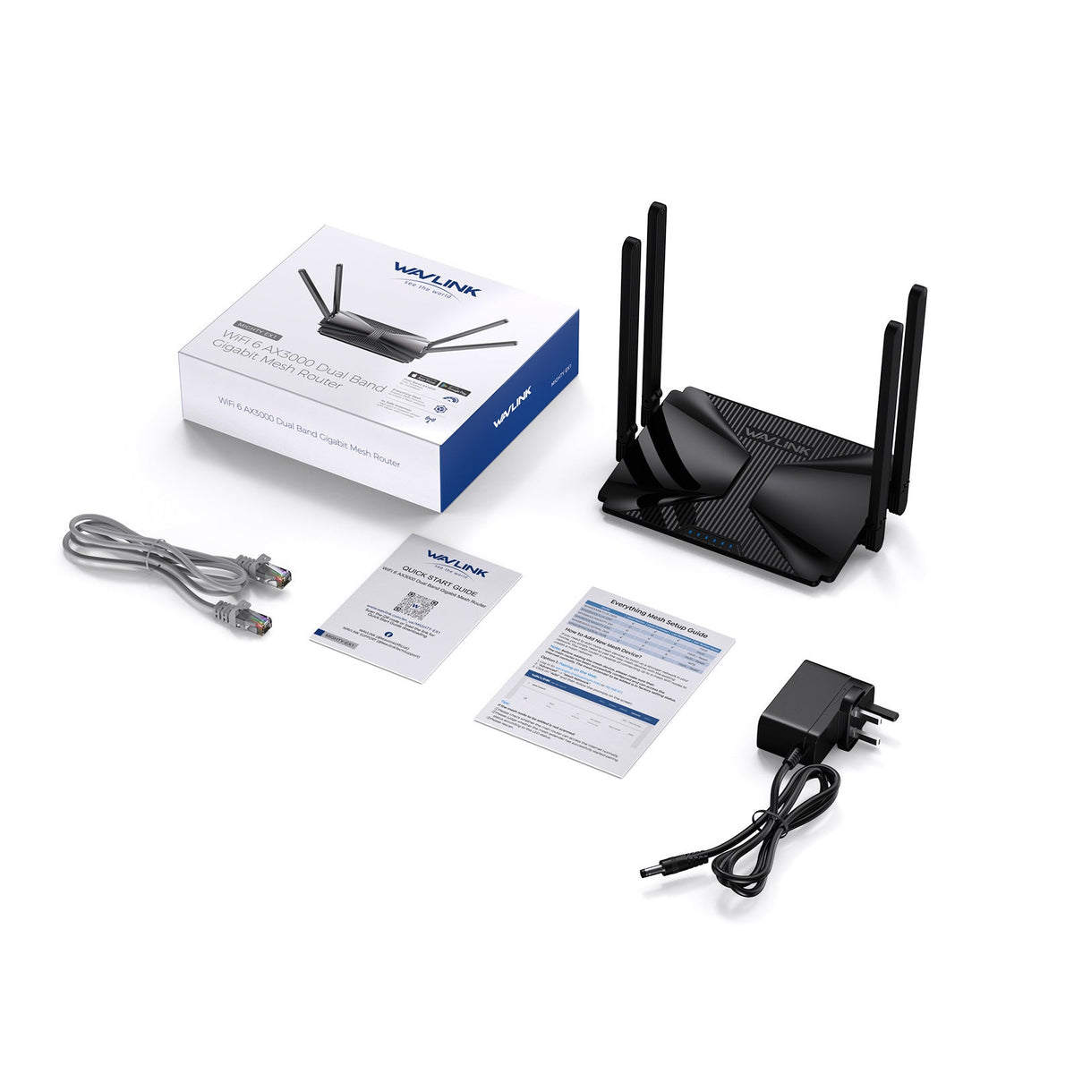 AX3000 Dual-Band Gigabit Mesh Wireless Wi-Fi 6 Router With 5dBi High-Gain Four-Antenna Design 7