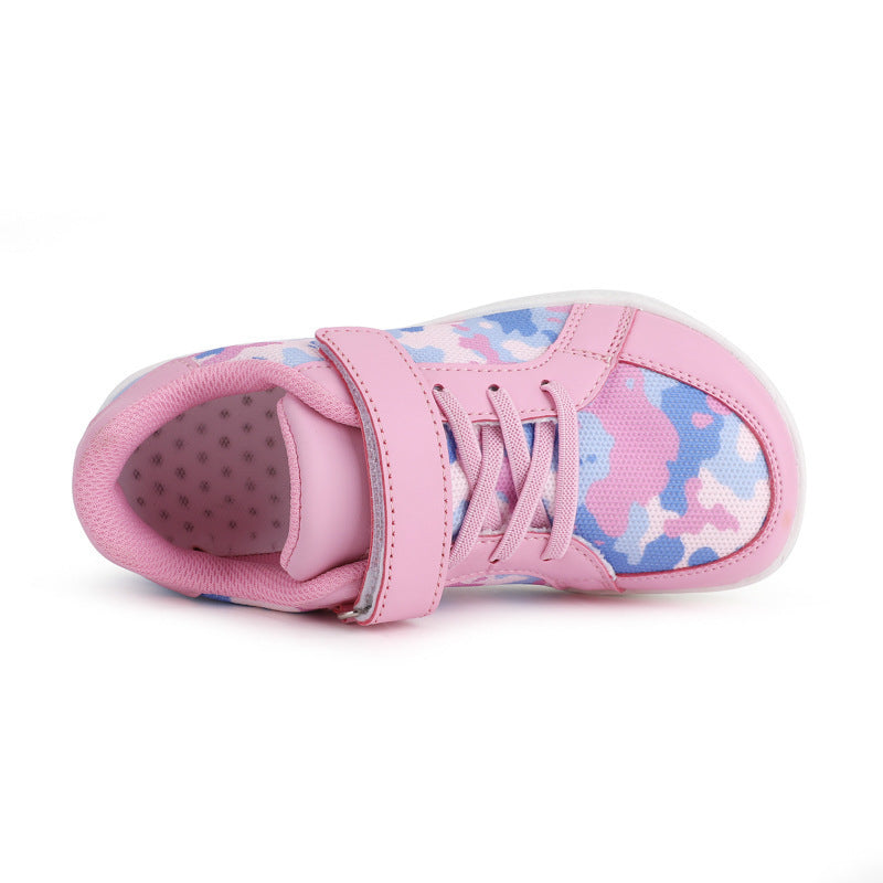 Children's Low-top Velcro Wide Toe Shoes 5