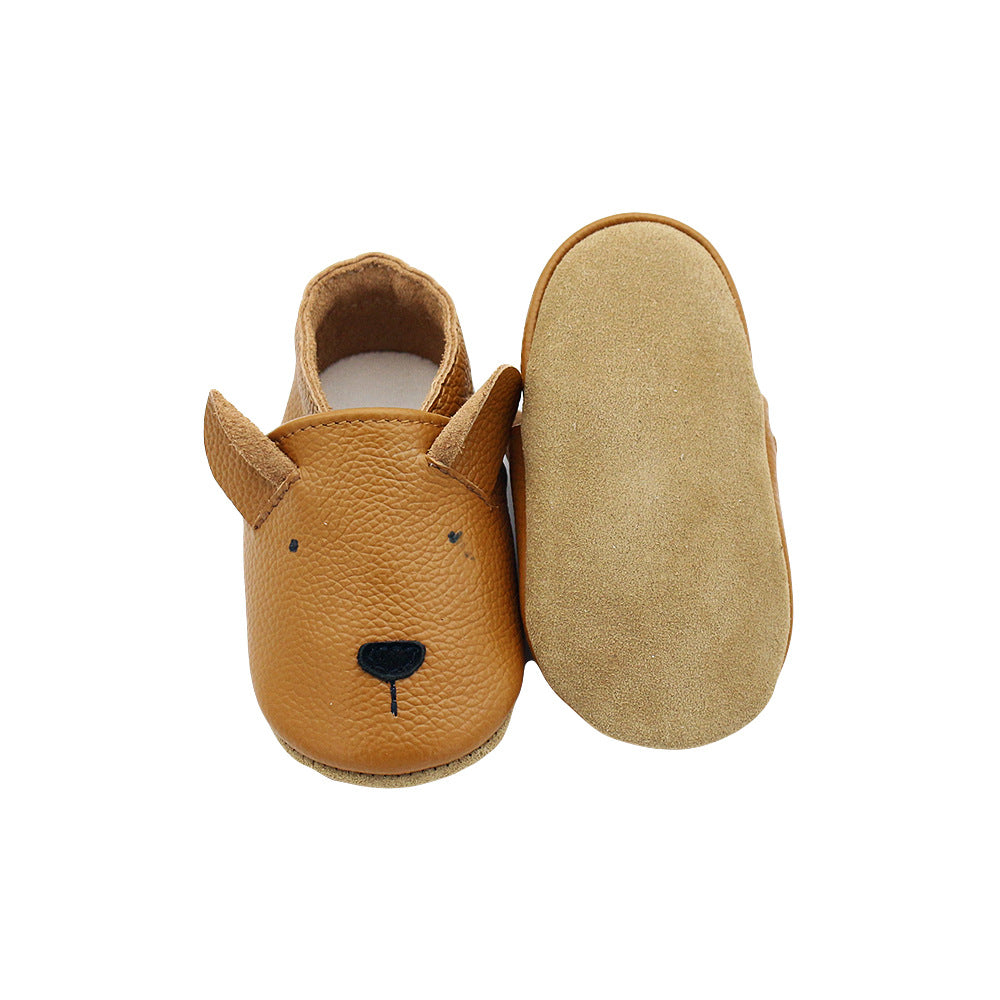 Premium Full-grain Leather Toddler Walking Shoes 7