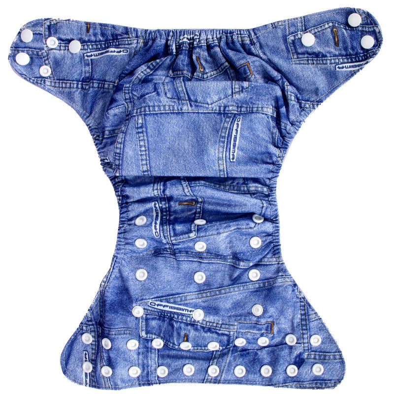 Baby Cloth Diapers With Disposable Inserts, Washable For Toddlers 1