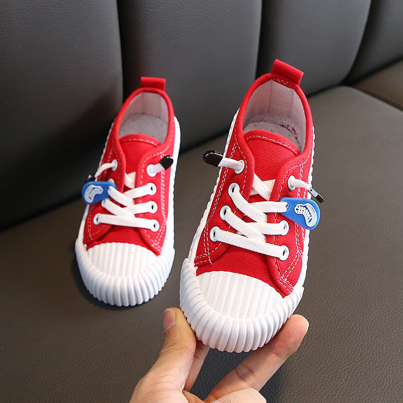 Autumn Korean Style Children's Candy-colored Canvas Shoes 4