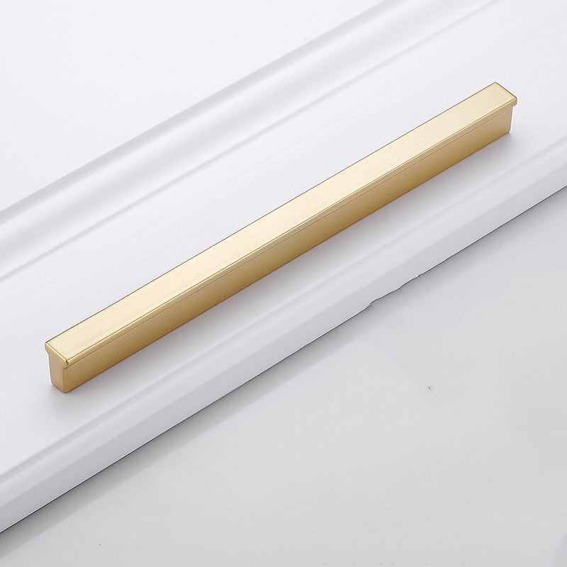 Gold Handle Closet Door Handle Drawer Cabinet Shoe Cabinet Single Hole Handle 3