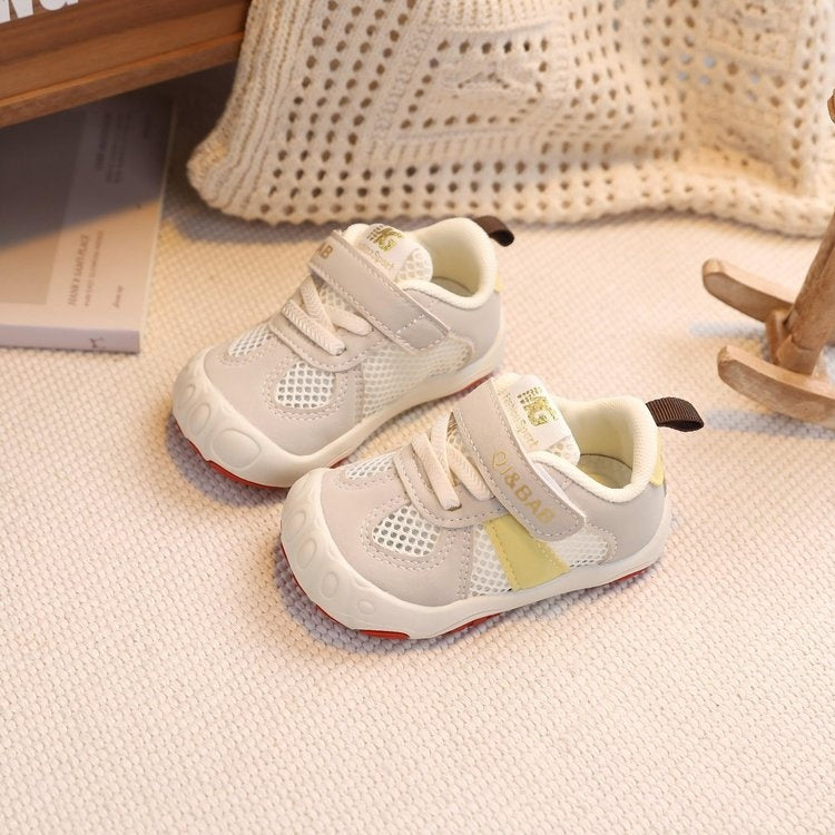 2026 Spring New Baby Walking Shoes, Soft Sole Non-slip Toddler Casual Sports Shoes, Breathable First Walker Shoes For Boys And Girls 4