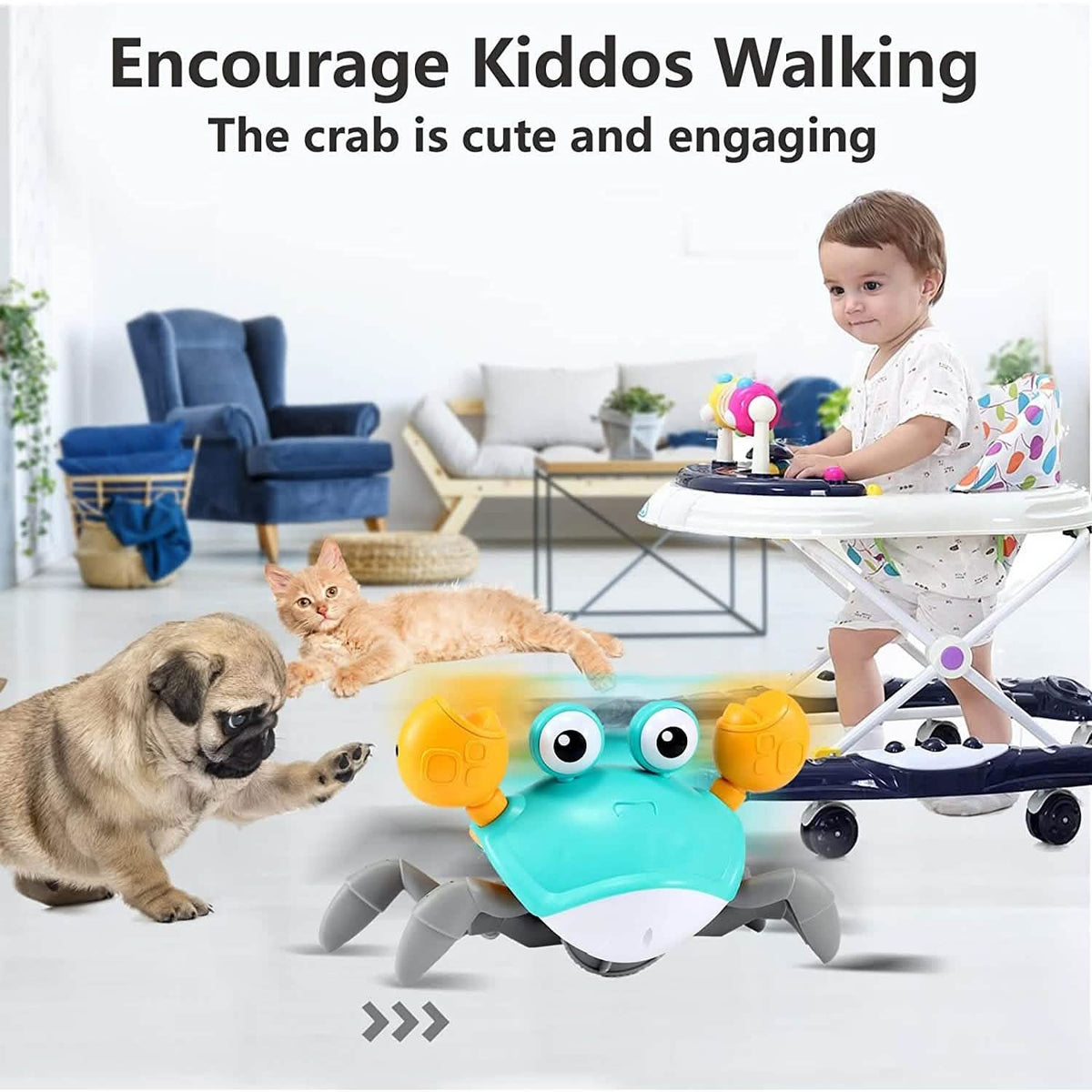 Baby Toys Infant Crawling Crab 5