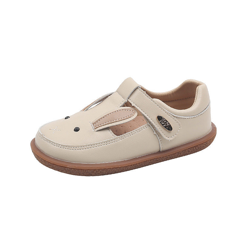 Children's Small Leather Shoes Non-slip Soft Bottom Girl Cute Princess Cartoon Shoes 5