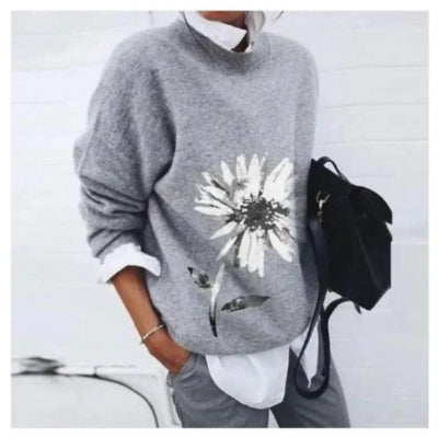 Fashion Long Sleeve Pullover Sweater Fall And Winter Fashion Solid Color Knitted Tops For Women Clothing 11