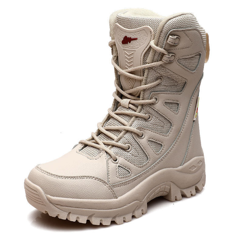 Hi-top Hiking Shoes Men's Breathable Sneaker Platform 4