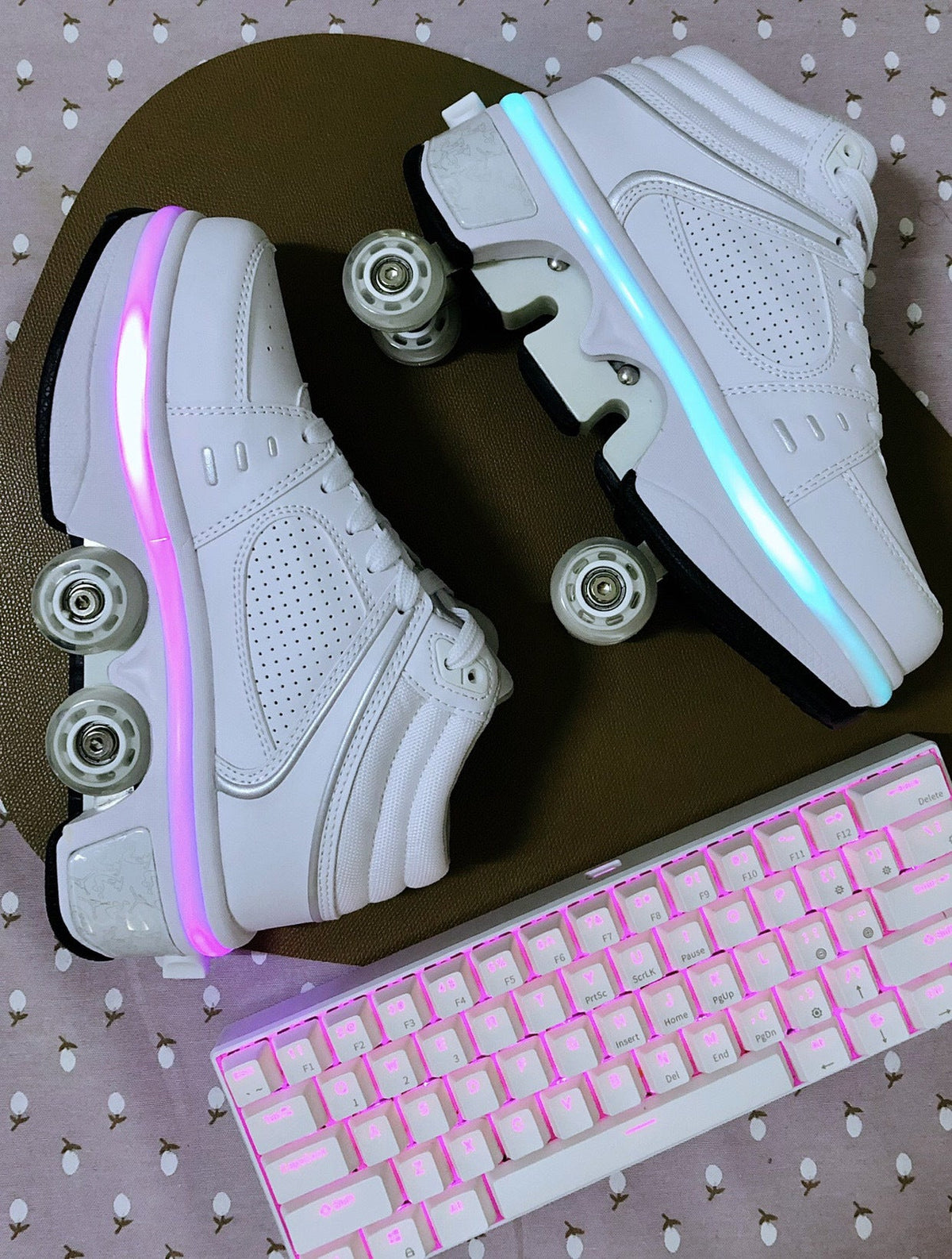 Deformation Shoes Double Row Rune Roller Skates 2