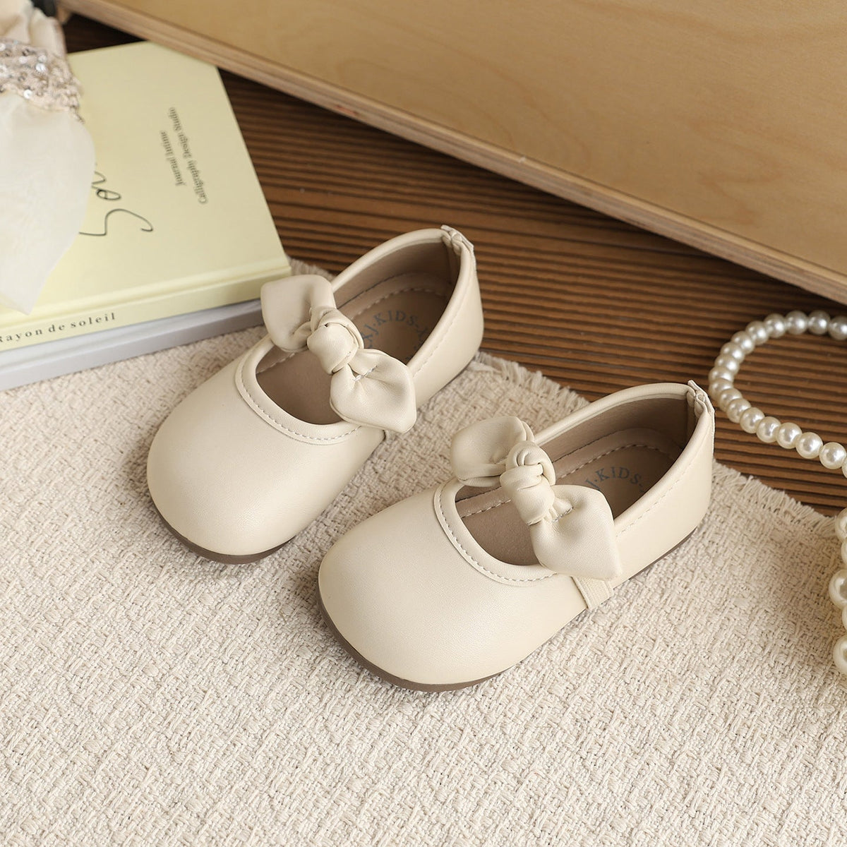 Cute Bow-knot Princess Shoes Soft-soled Performance Shoes 4
