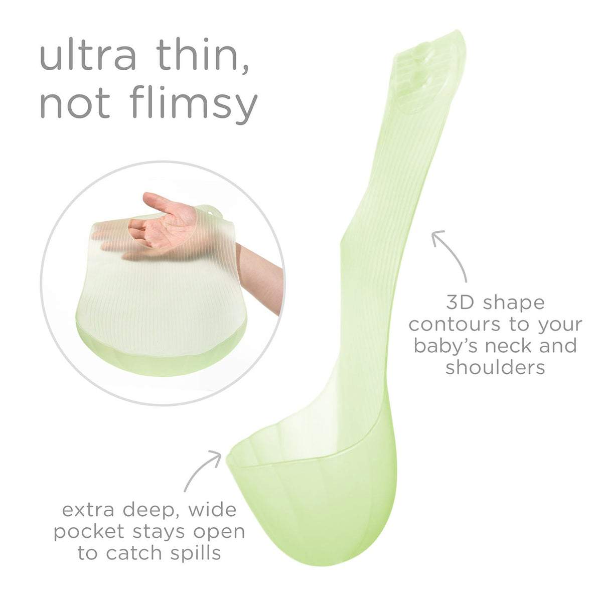 Silicone Bib with Pocket, Waterproof, Adjustable, 6 Months+ 4