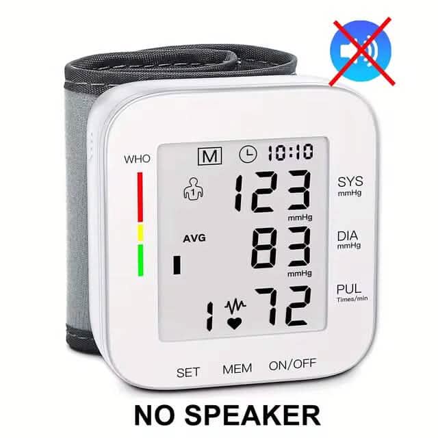 Blood Pressure Monitor Digital Wrist Blood Pressure Machine Automatic Cuff BP Detector 4