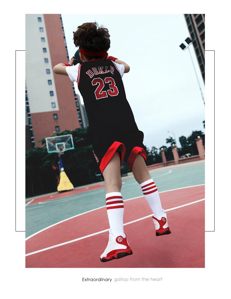 Boys Mens Basketball Shoes New Kids Sneakers Outdoor Big Non-slip Sports Shoes Footwear Basket Sport Durable Kids Running Shoes Outdoor Trainers 5