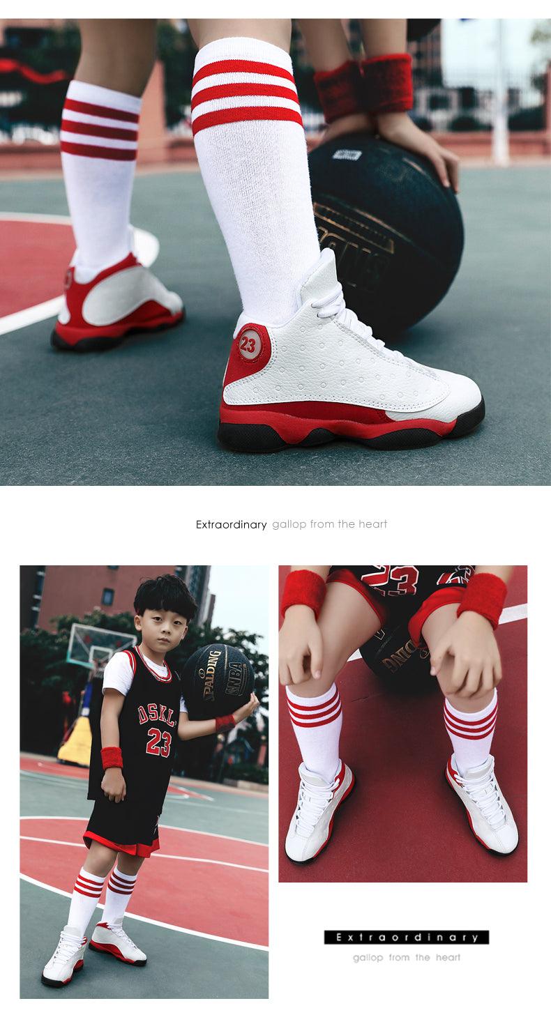 Boys Mens Basketball Shoes New Kids Sneakers Outdoor Big Non-slip Sports Shoes Footwear Basket Sport Durable Kids Running Shoes Outdoor Trainers 16