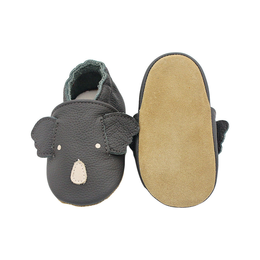 Premium Full-grain Leather Toddler Walking Shoes 6