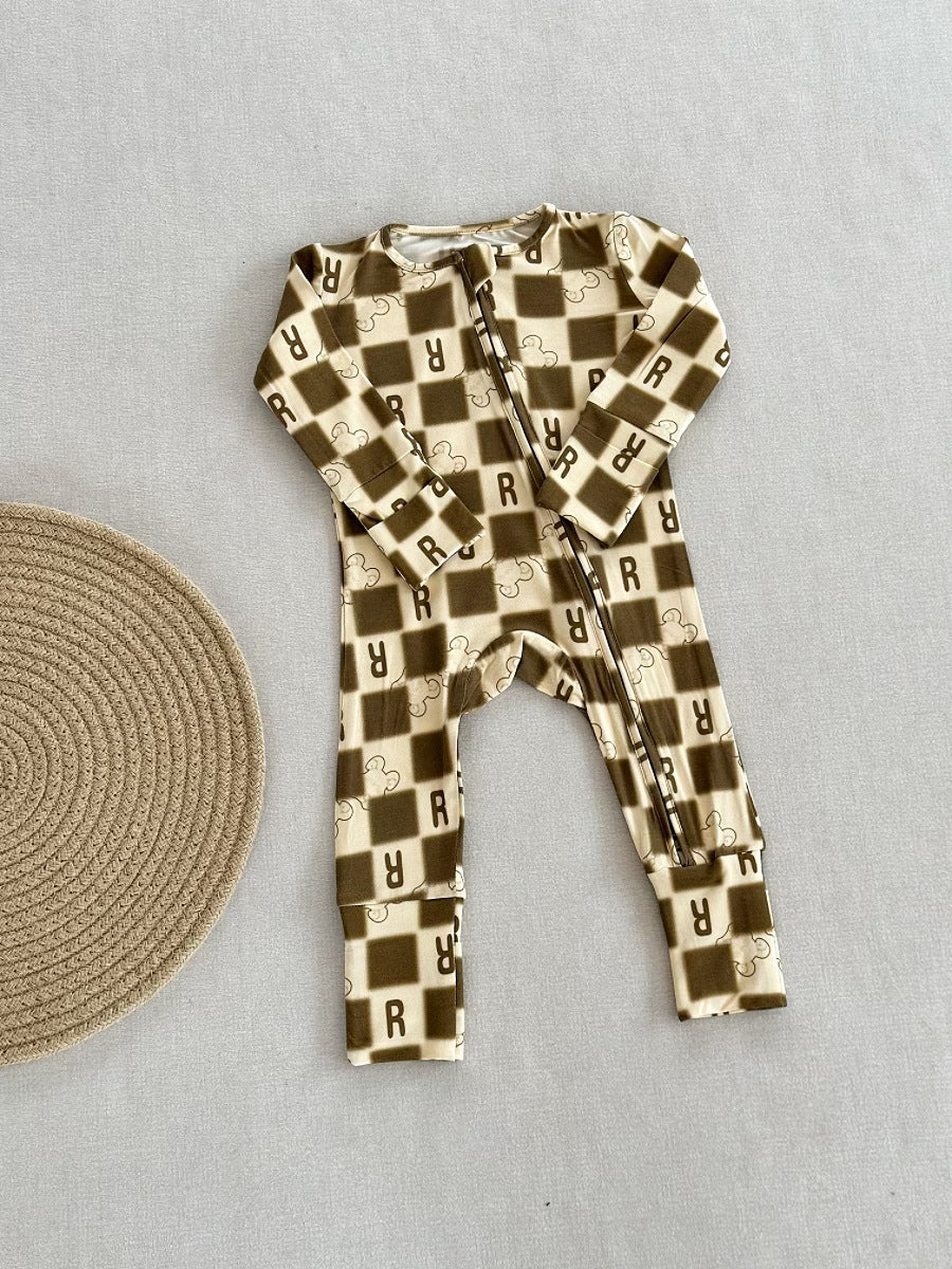 Bamboo Fiber Onesie European And American Style For Infants And Toddlers 6