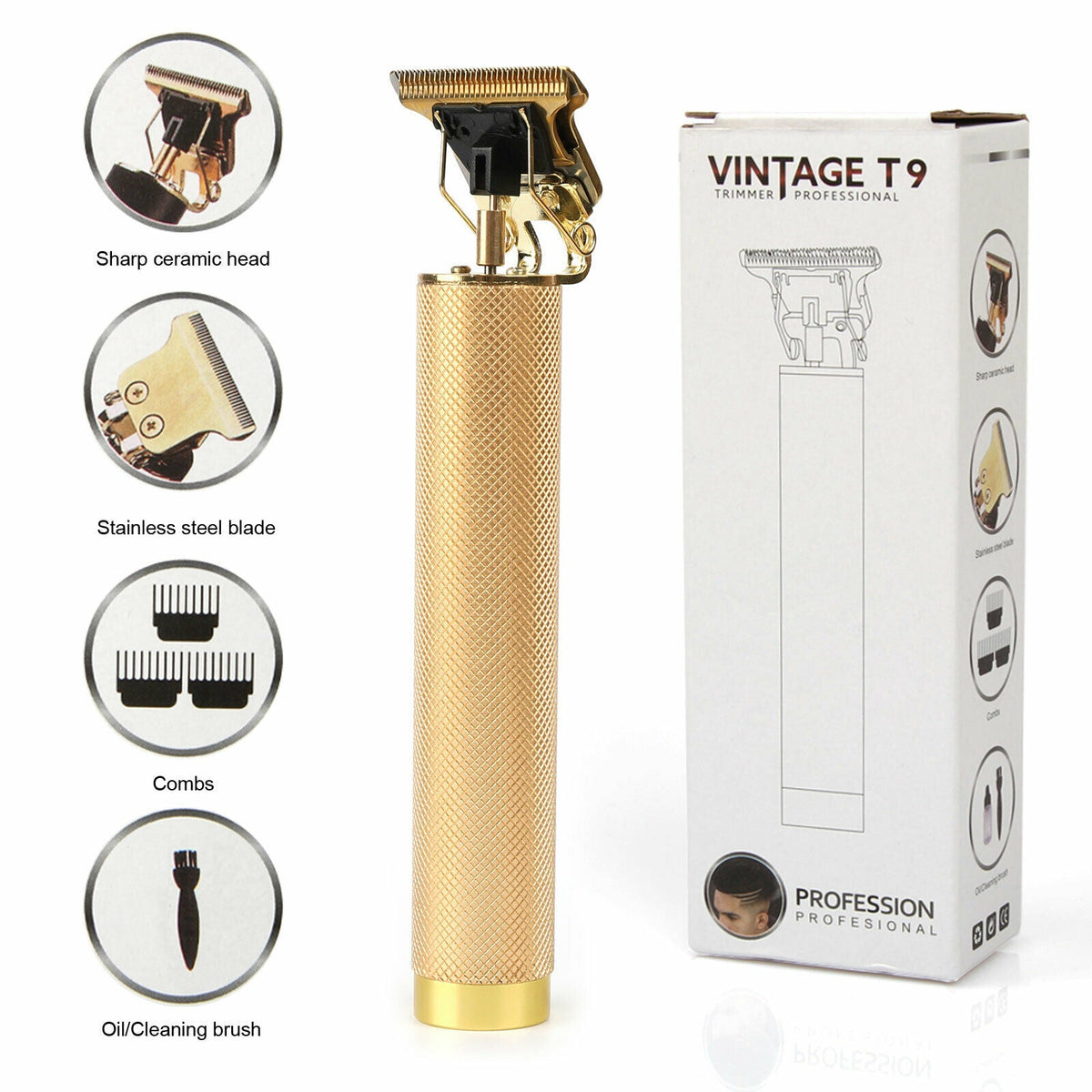 USB Electric Hair Clippers Rechargeable Shaver Beard Trimmer Professional Men Hair Cutting Machine Beard Barber Hair Cut 4