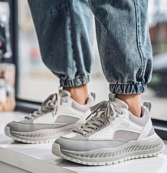 Men's Shoes 2026 Summer & Autumn New Arrival, Breathable Mesh Low-Top Soft Sole Sneakers, Four-Season Height-Increasing Thick Sole Dad Shoes For Men 5