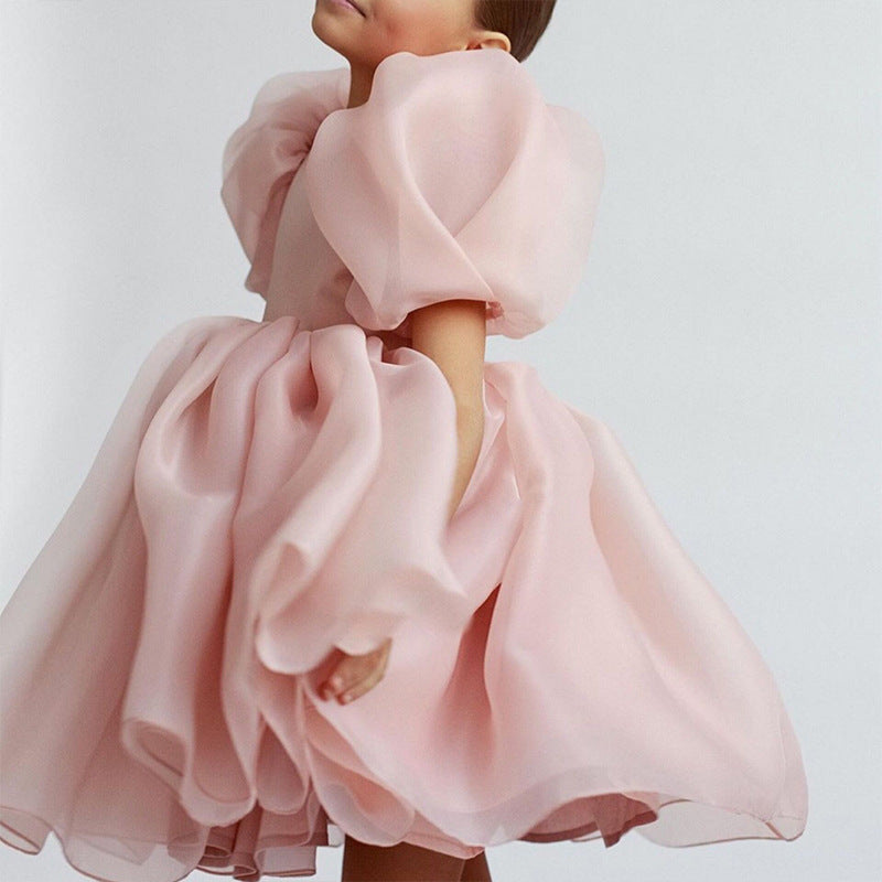 Children's Model Catwalk Birthday Host Piano Dress 8