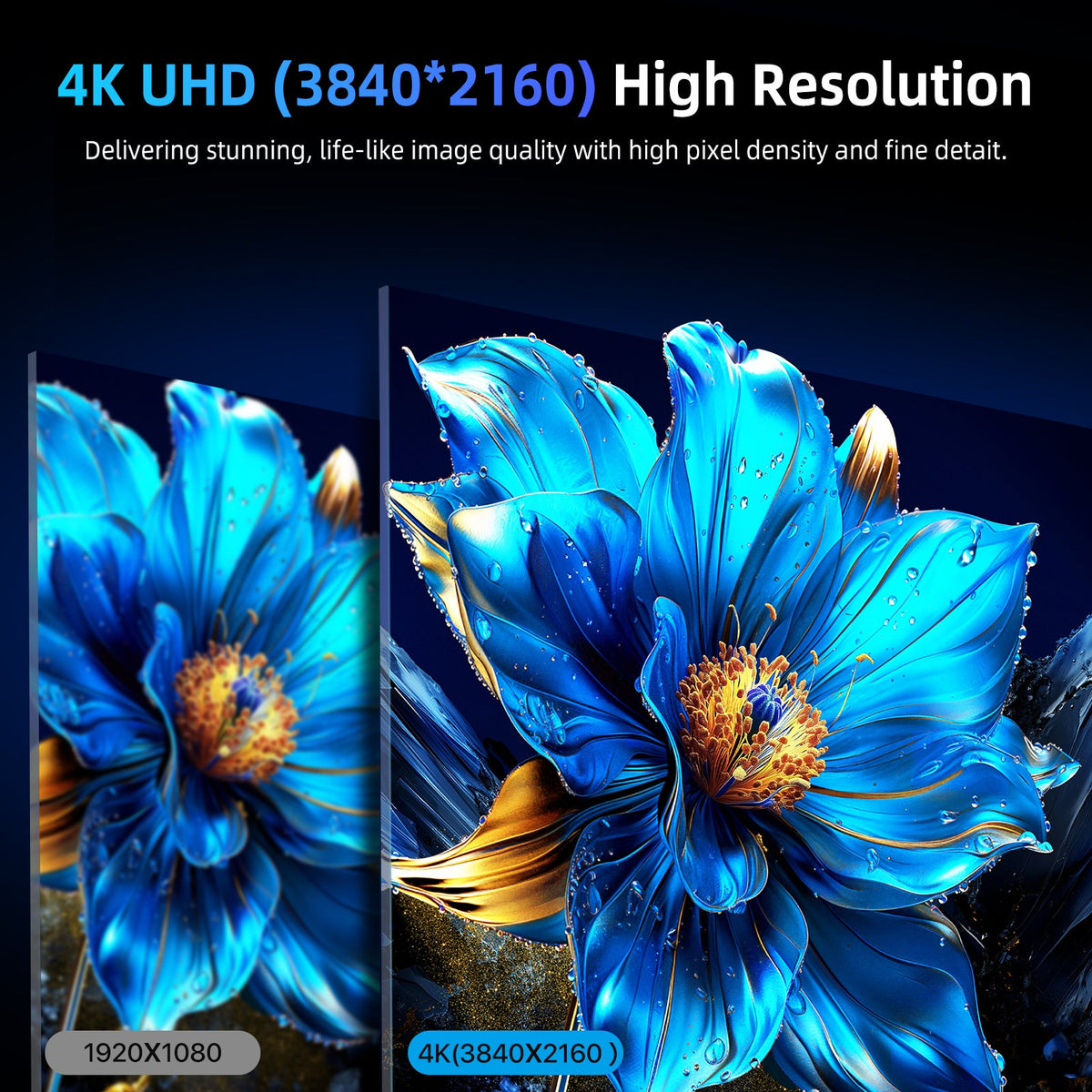 UPERFECT QLED 4K UHD Portable Monitor, 145 Percent SRGB, 500 Nits, 1500 To 1 Contrast, HDR FreeSync, 15.6 Inch Gaming Display, Type C HDMI, VESA And Smart Case. 2