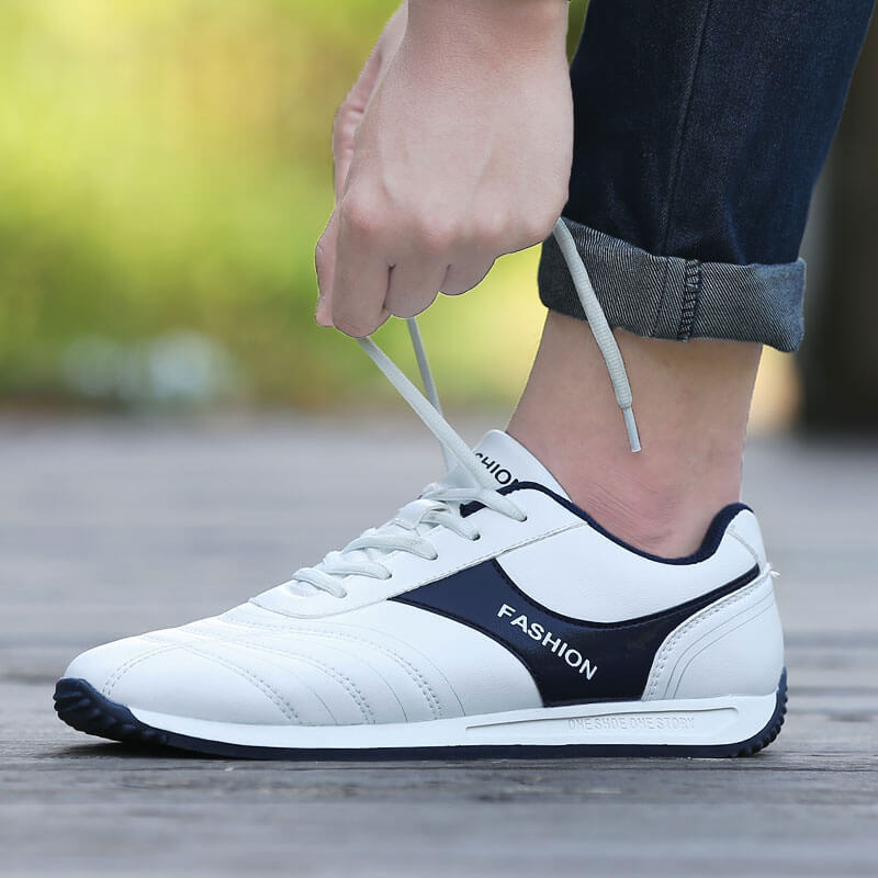 Men's Casual White Shoes Social Boy Wear-resistant Skate Shoes Men 6