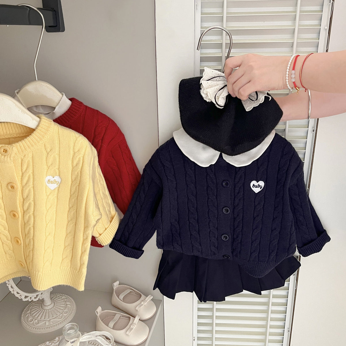 Twist-knit Cardigan Autumn Kids Clothing Outerwear 4