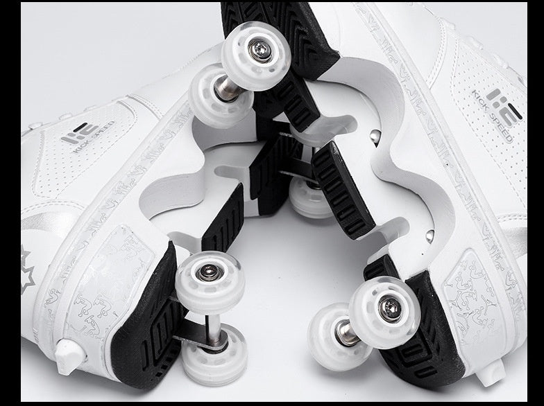 Deformation Shoes Double Row Rune Roller Skates 5