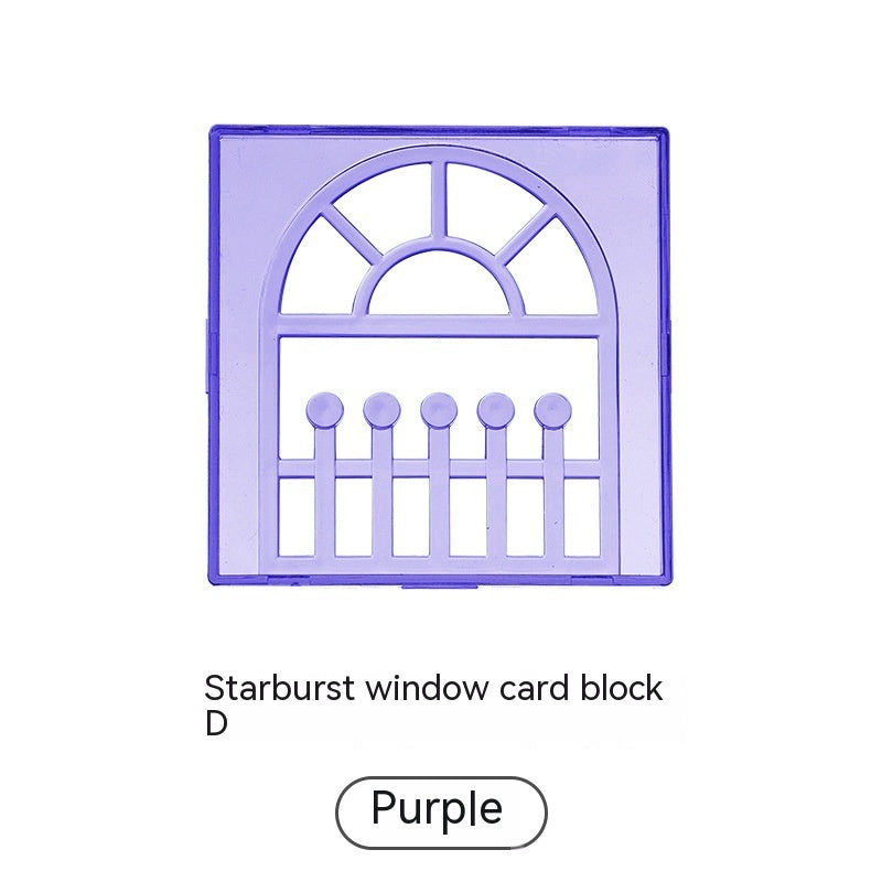Color Window Asterism Magnetic Building Blocks Assembly 76