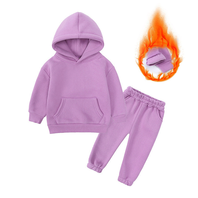 Children's New Winter Fleece Sweater Set 9