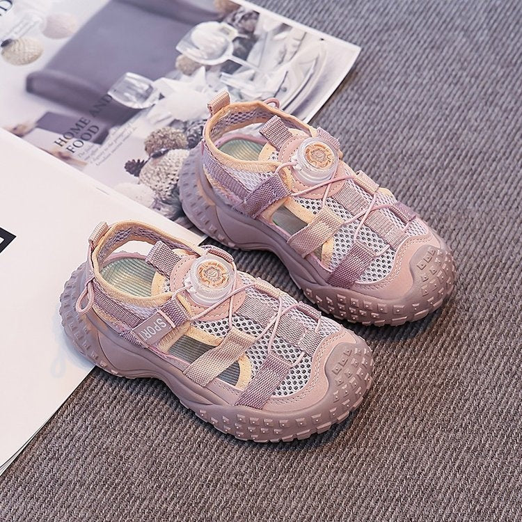 2025 New Summer Hollow Breathable Sandals, Ultra Light Soft Sole Dad Sneakers, Unisex Boys Girls Casual Sports Sandals 3