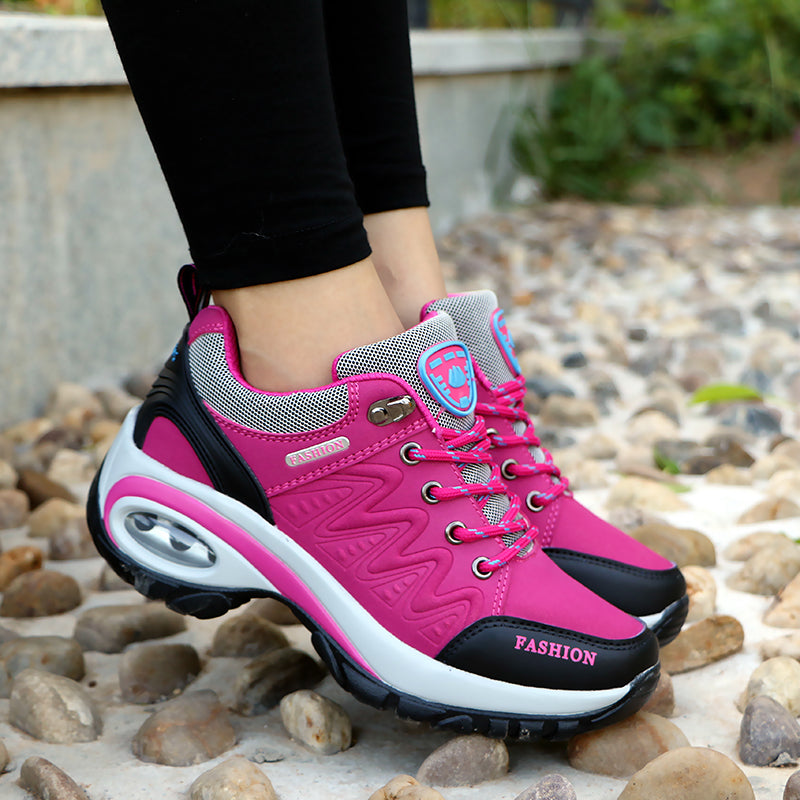Autumn Winter Women Sneakers Air Cushion Design Platform Shoes 6