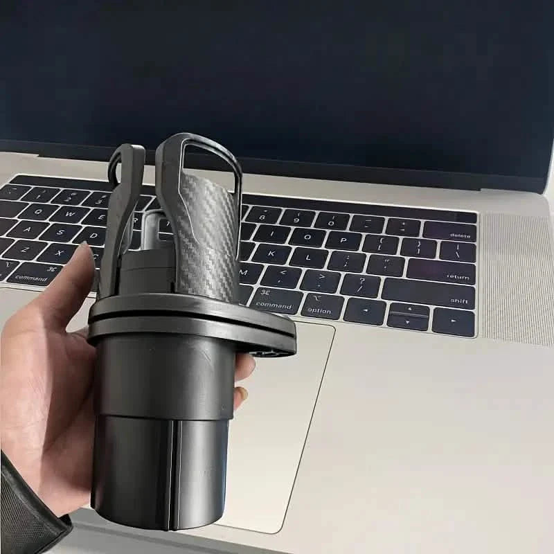 Car Adapter Adjustable Multifunctional Dual Cup Holder With Phone Holder Aromatherapy Organizer 8