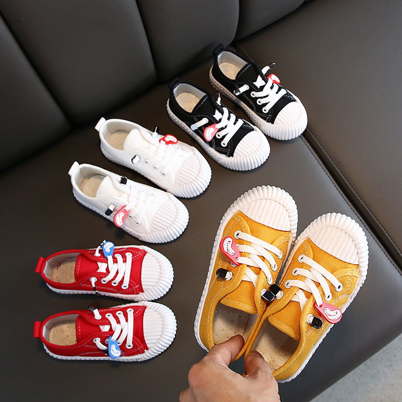Autumn Korean Style Children's Candy-colored Canvas Shoes 1