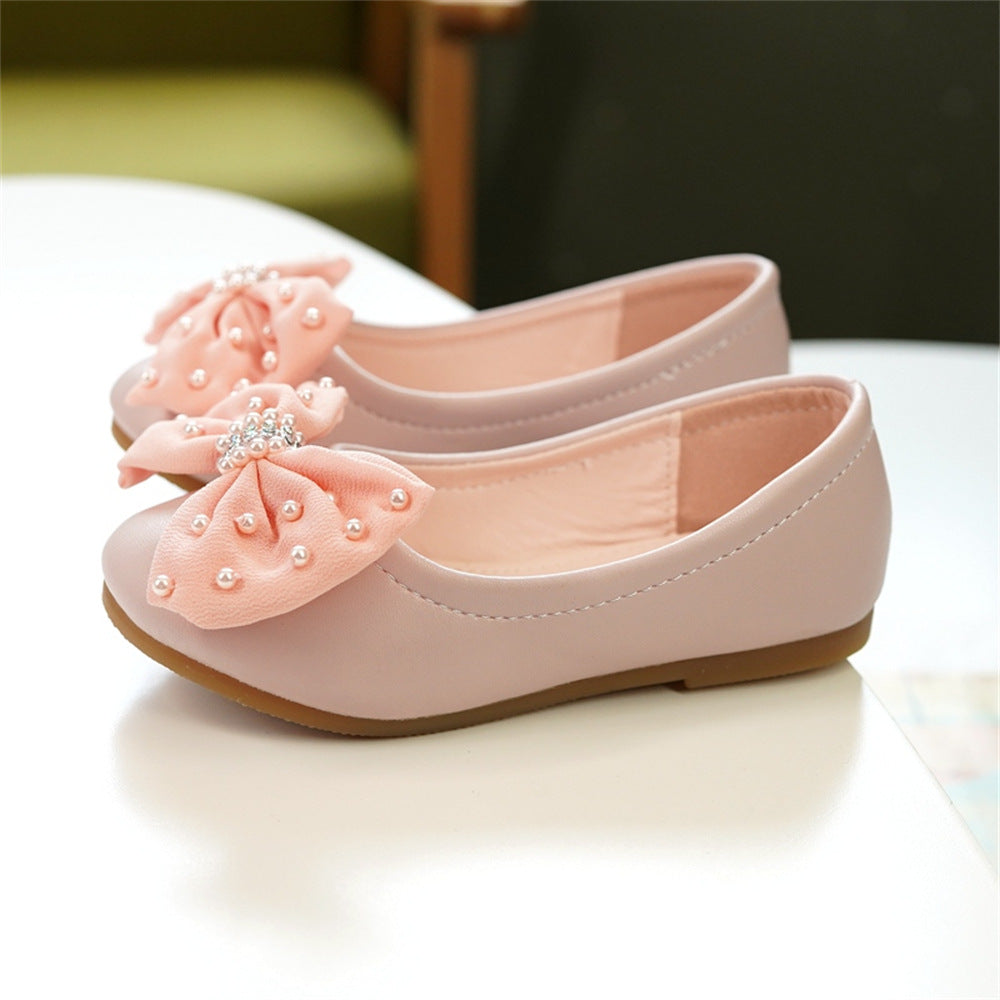 Princess Bow New Girls' Banquet Dress Flower Girl Shoes 4
