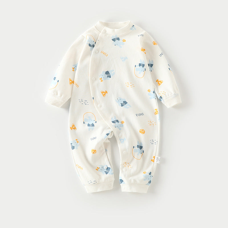 Autumn Thin Baby Pajamas And Baby Onesies 6