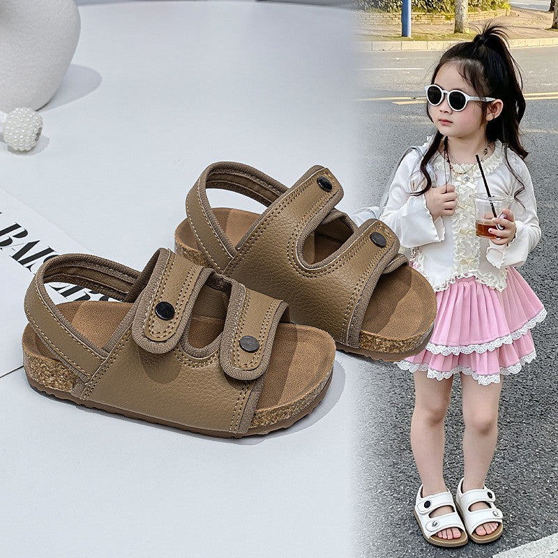 2026 Summer New Korean Style Kids Beach Sandals, Fashion Minimalist Comfortable Sandals For Boys And Girls 5