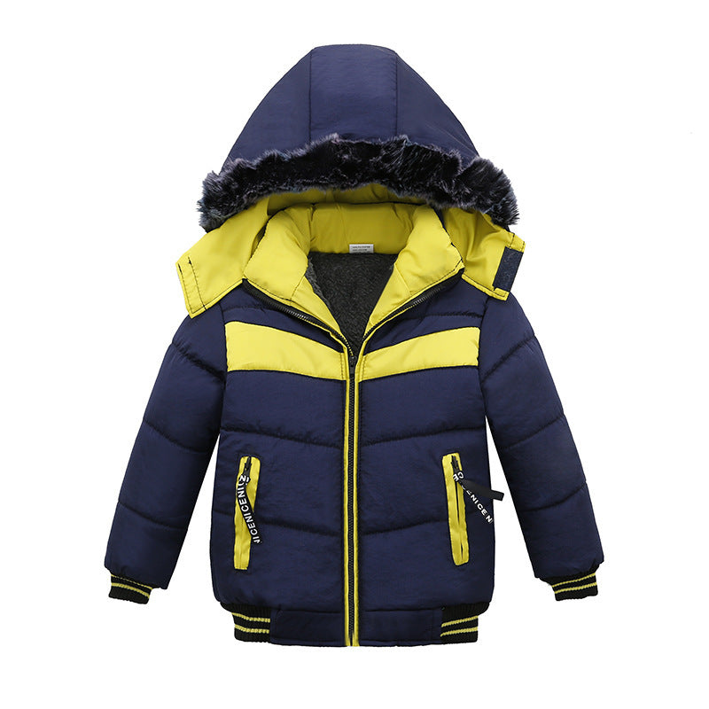 Small And Medium-Sized Boys Cotton-Padded Jackets 9